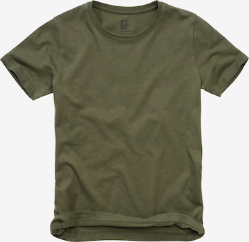 Brandit Shirt in Groen: voorkant