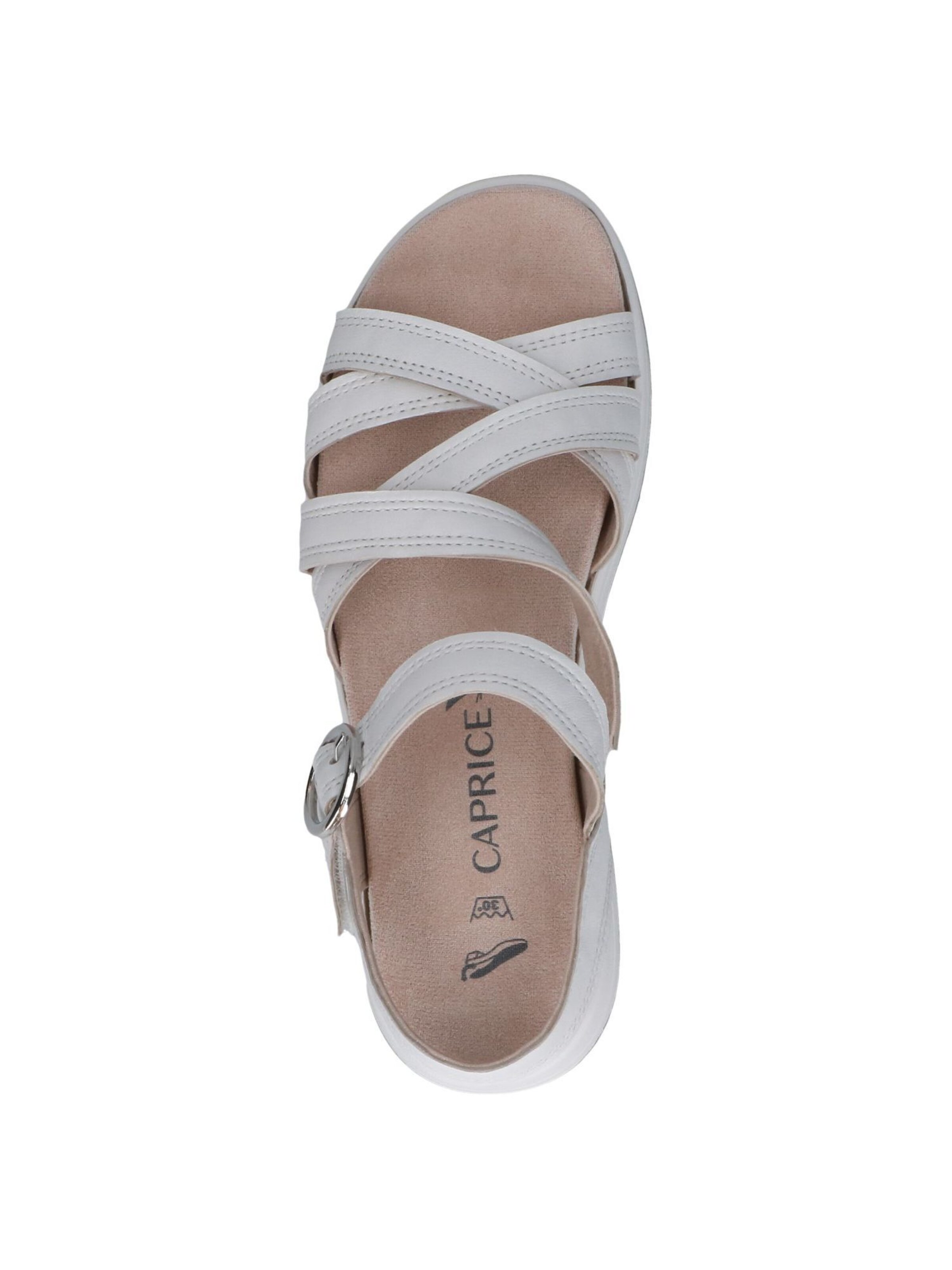 CAPRICE Sandale in Weiß