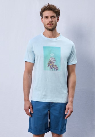 Street One MEN Shirt in Blue: front