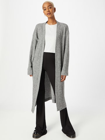 ESPRIT Knitted Coat in Grey: front