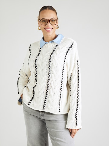 Pullover 'CARTESSA' di ONLY Carmakoma in beige: frontale