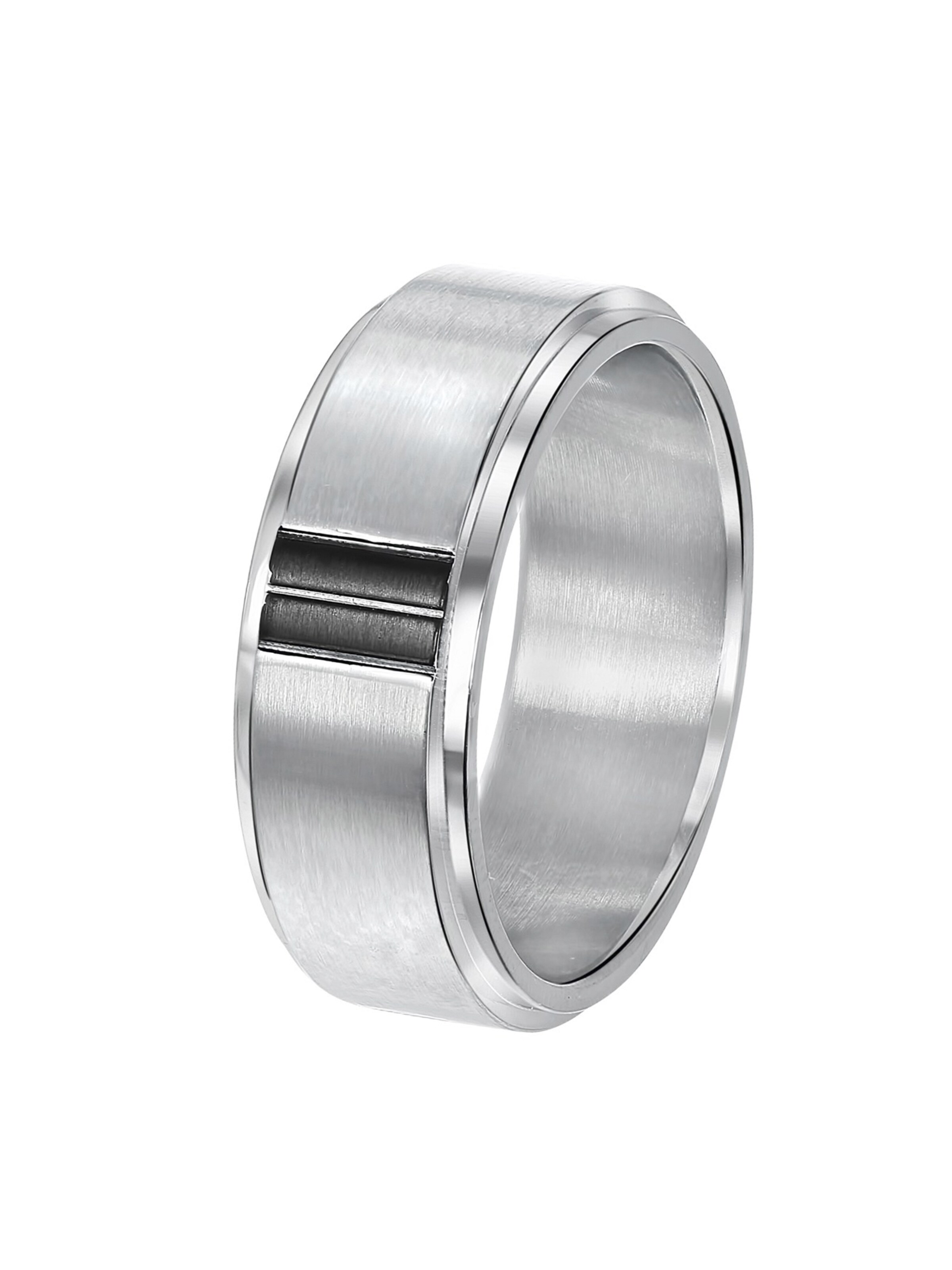 Lucardi Ring in Silver: front