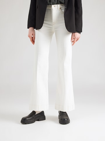 7 for all mankind - Flared Calças de ganga 'MODERN DOJO' em branco: frente