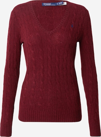 raudona Polo Ralph Lauren Megztinis 'KIMBERLY': priekis