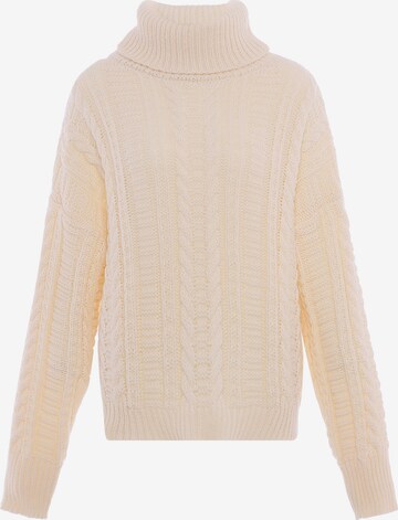 aleva Sweater in White: front