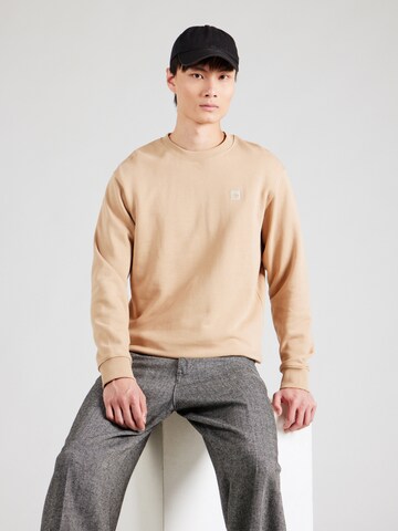 SCOTCH & SODA Sweatshirt in Beige: voorkant