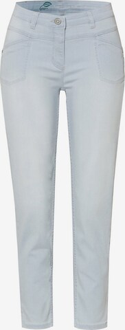 TONI Slimfit Jeans in Blauw: voorkant