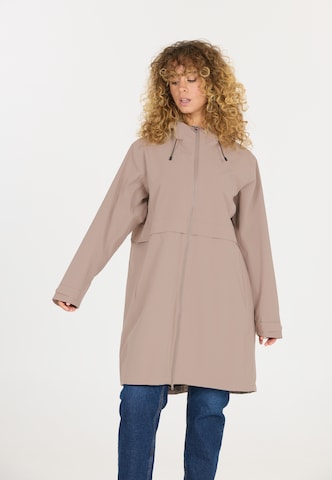 Weather Report Performance Jacket 'Daytan' in Brown: front