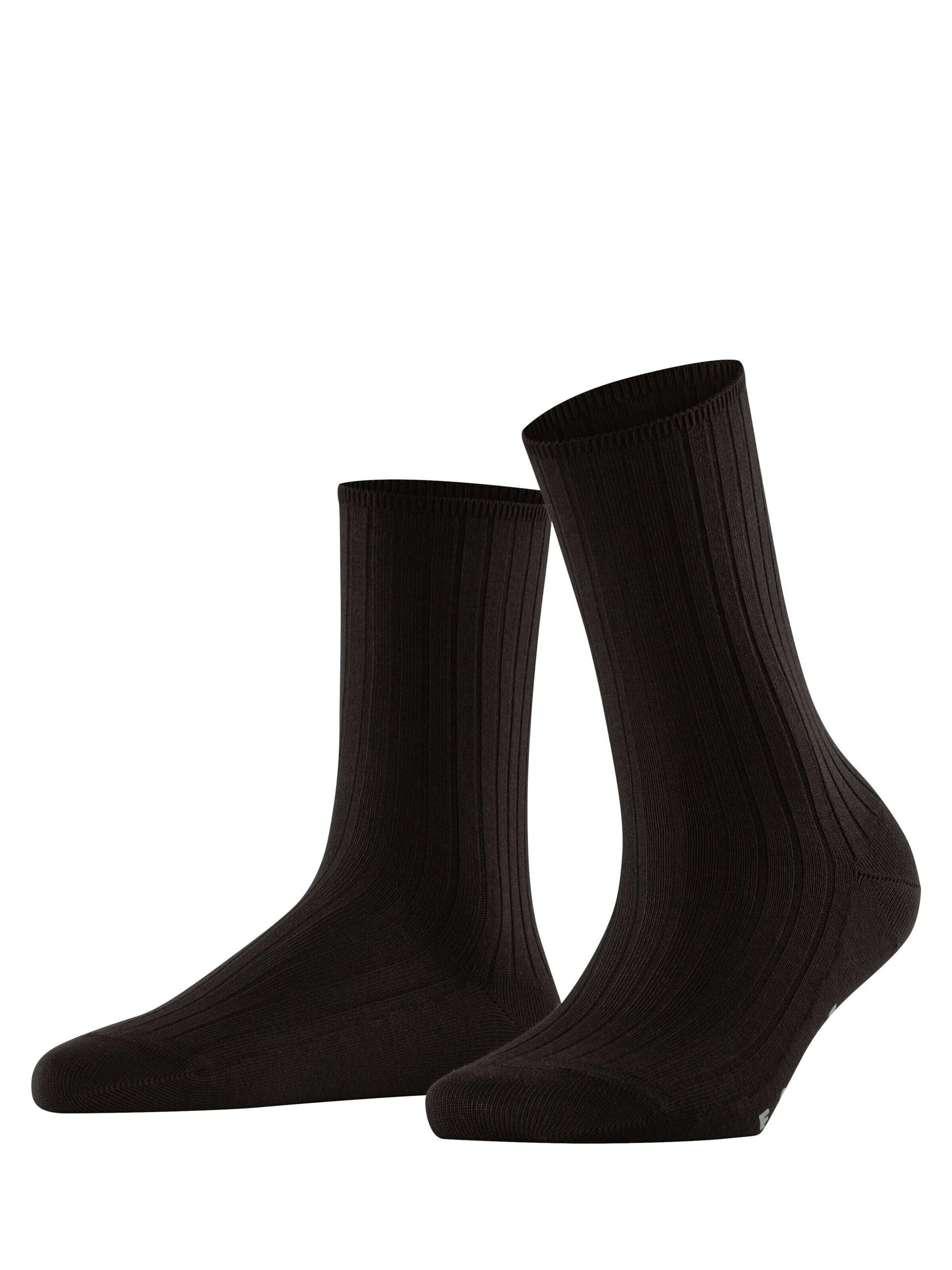 FALKE Socken 'Cotton Rib'‌‌ in Braun: Vorderseite