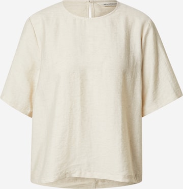 Chemisier 'Disa' MSCH COPENHAGEN en beige : devant