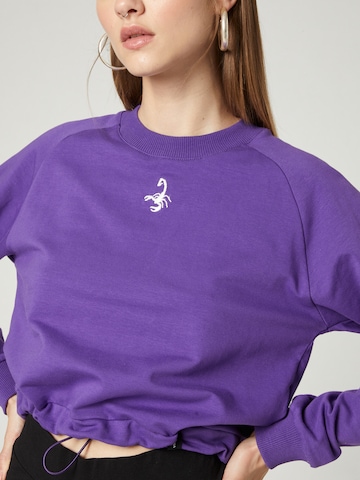 VIERVIER Sweatshirt 'Nala' in Purple