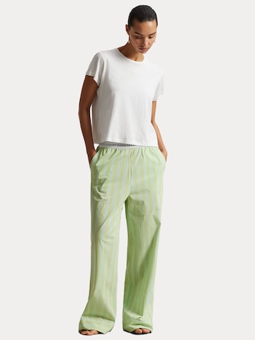 Pantalon de pyjama ' Shirting Stripes ' Polo Ralph Lauren en vert