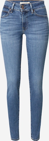 LEVI'S ® Skinny Jeans '711 Double Button' in Blue: front