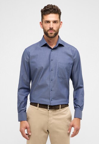 ETERNA Regular Fit Hemd in Blau: Vorderseite
