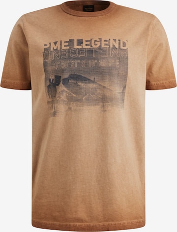 T-shirt 'PME Legend - Heren t-shirt' Pme-Legend en marron : devant