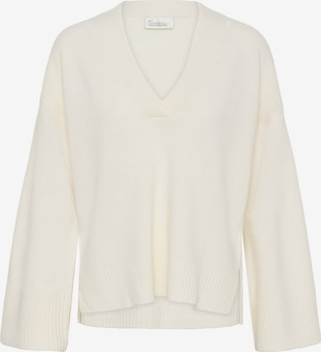 My Essential Wardrobe Pullover 'Huxi' in Weiß: Vorderseite