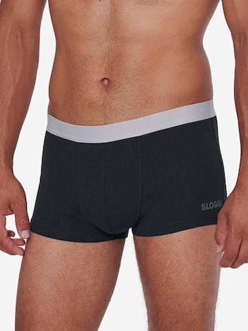 SLOGGI Boxershorts 'men GO ABC 2.0'‌‌‌‌‌‌‌‌‌‌ in Schwarz: Vorderseite
