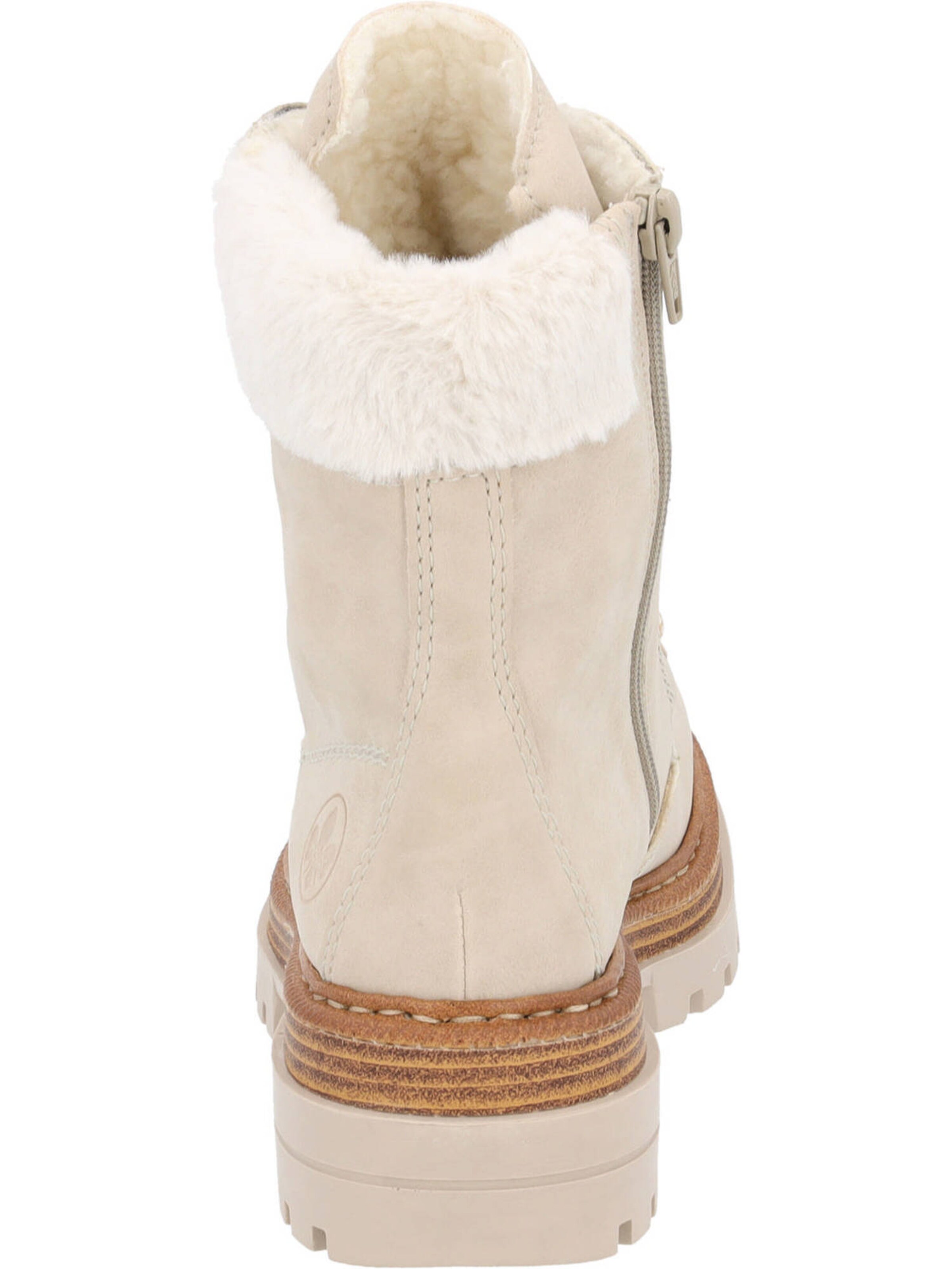 Rieker Snørestøvletter i beige