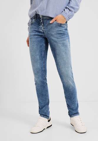 CECIL Slimfit Jeans in Blau: predná strana