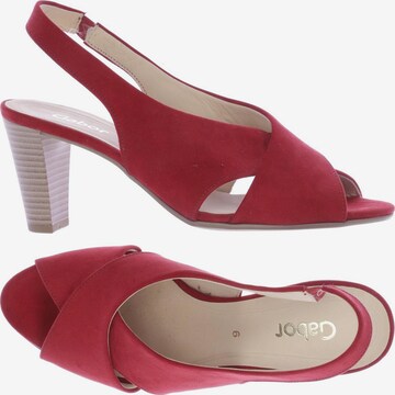 GABOR Sandals & High-Heeled Sandals in 39 in Red: front