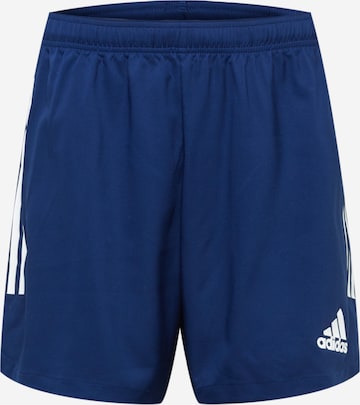 ADIDAS PERFORMANCE Workout Pants 'Condivo 20' in Blue: front
