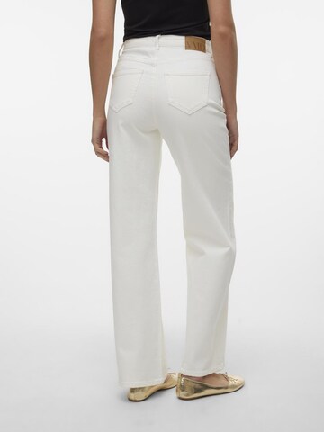 VERO MODA Wide leg Jeans 'VMTESSA' in White
