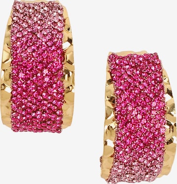 rožinė SOHI Auskarai: priekis