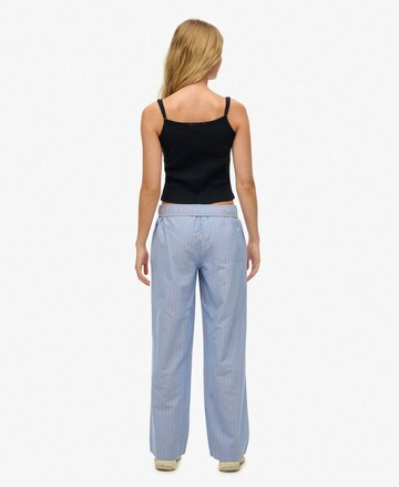 Superdry Loosefit Broek in Blauw
