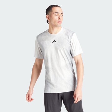 T-Shirt fonctionnel ADIDAS PERFORMANCE en gris : devant