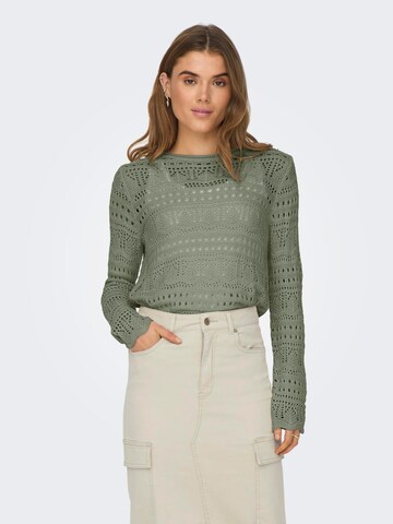 Pull-over 'Sun' JDY en vert : devant