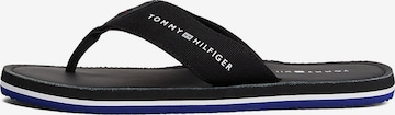 Infradito di TOMMY HILFIGER in nero: frontale