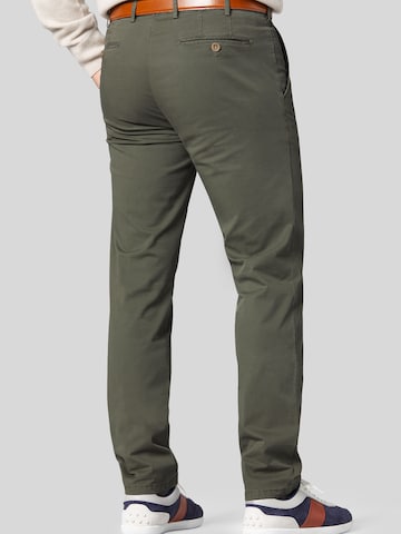MEYER Regular Chinohose in Grün