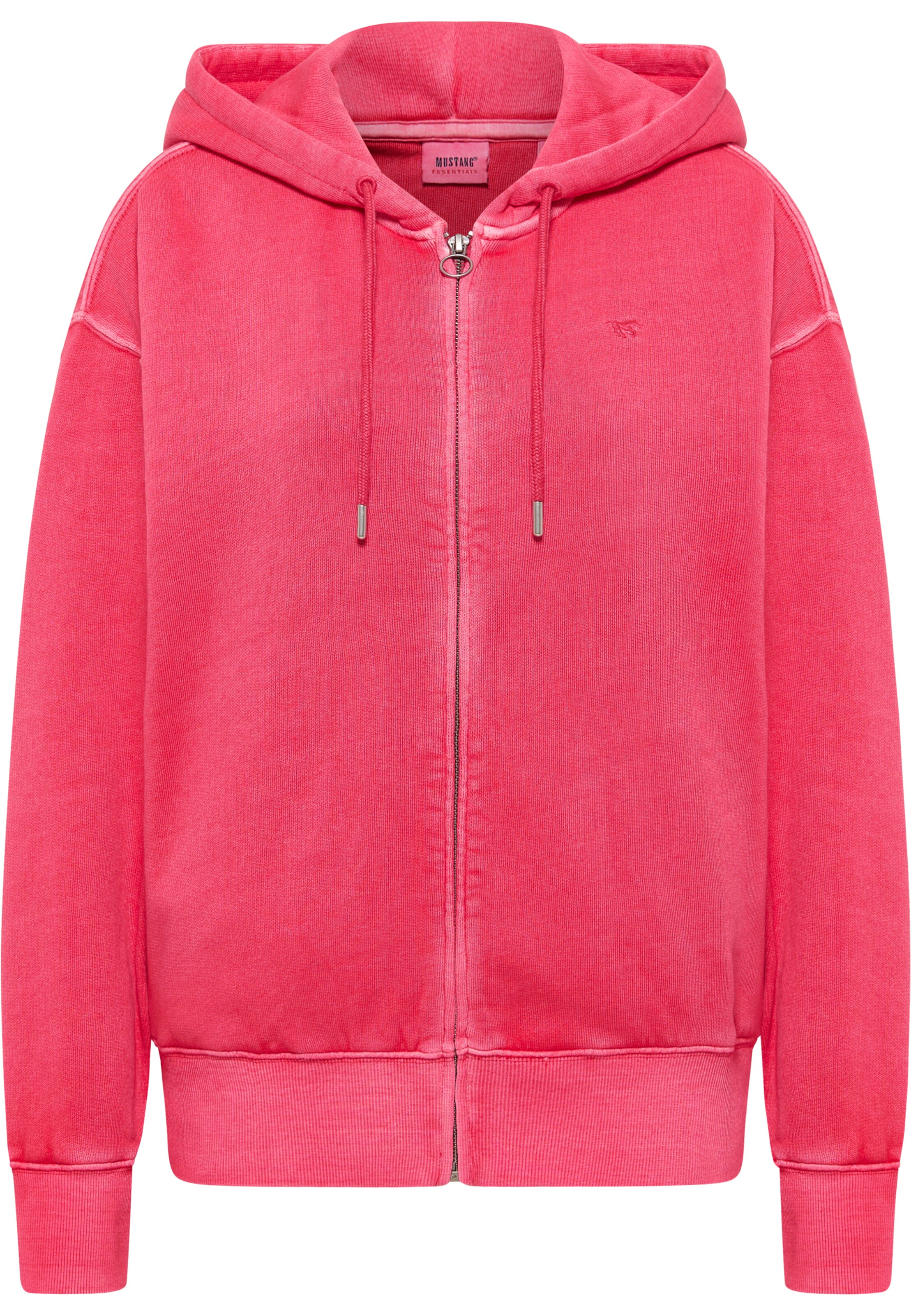 MUSTANG Sweatjacke  'Rochelle ' in Pink: Vorderseite