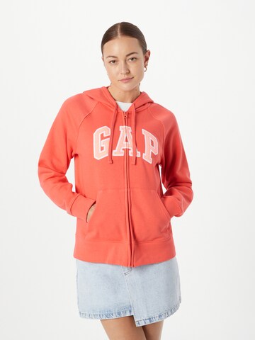 GAP Sweatvest in Oranje: voorkant