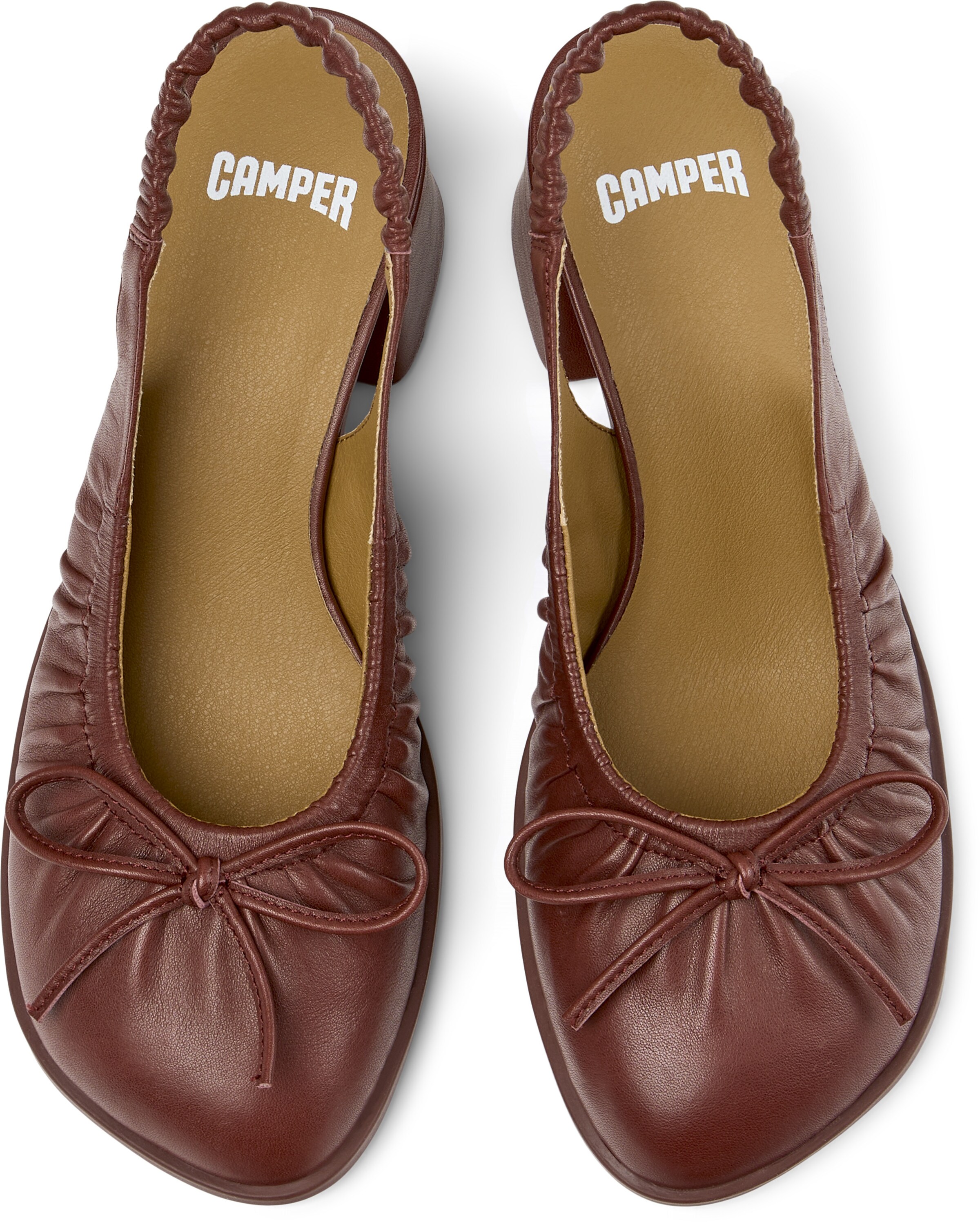 Escarpins à bride arrière 'Kora' CAMPER en rouge