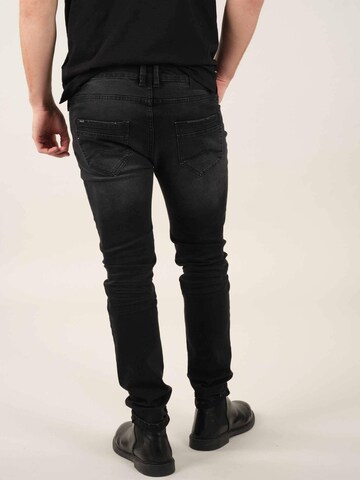 Deeluxe Slimfit Jeans 'Carlos' in Zwart