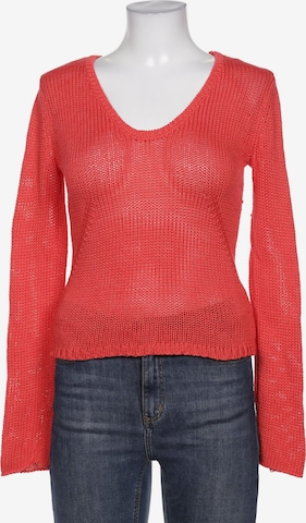 Turnover Sweater & Cardigan in S in Red: front