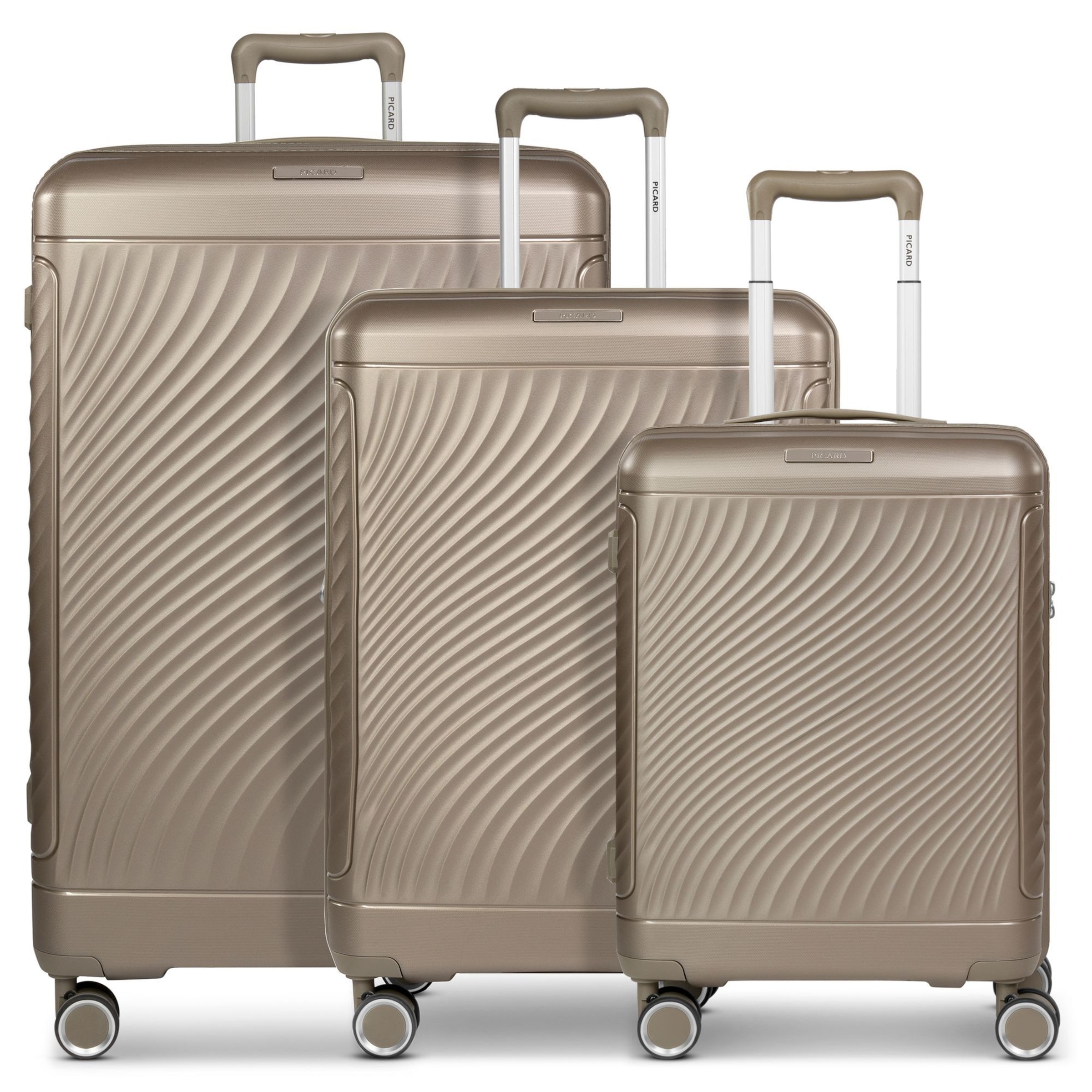 Picard Suitcase set 'Vienna' in Silver: front