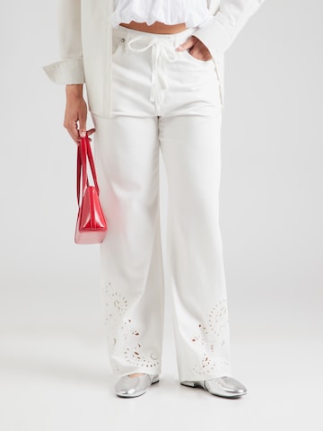 Loosefit Jean rag & bone en blanc : devant