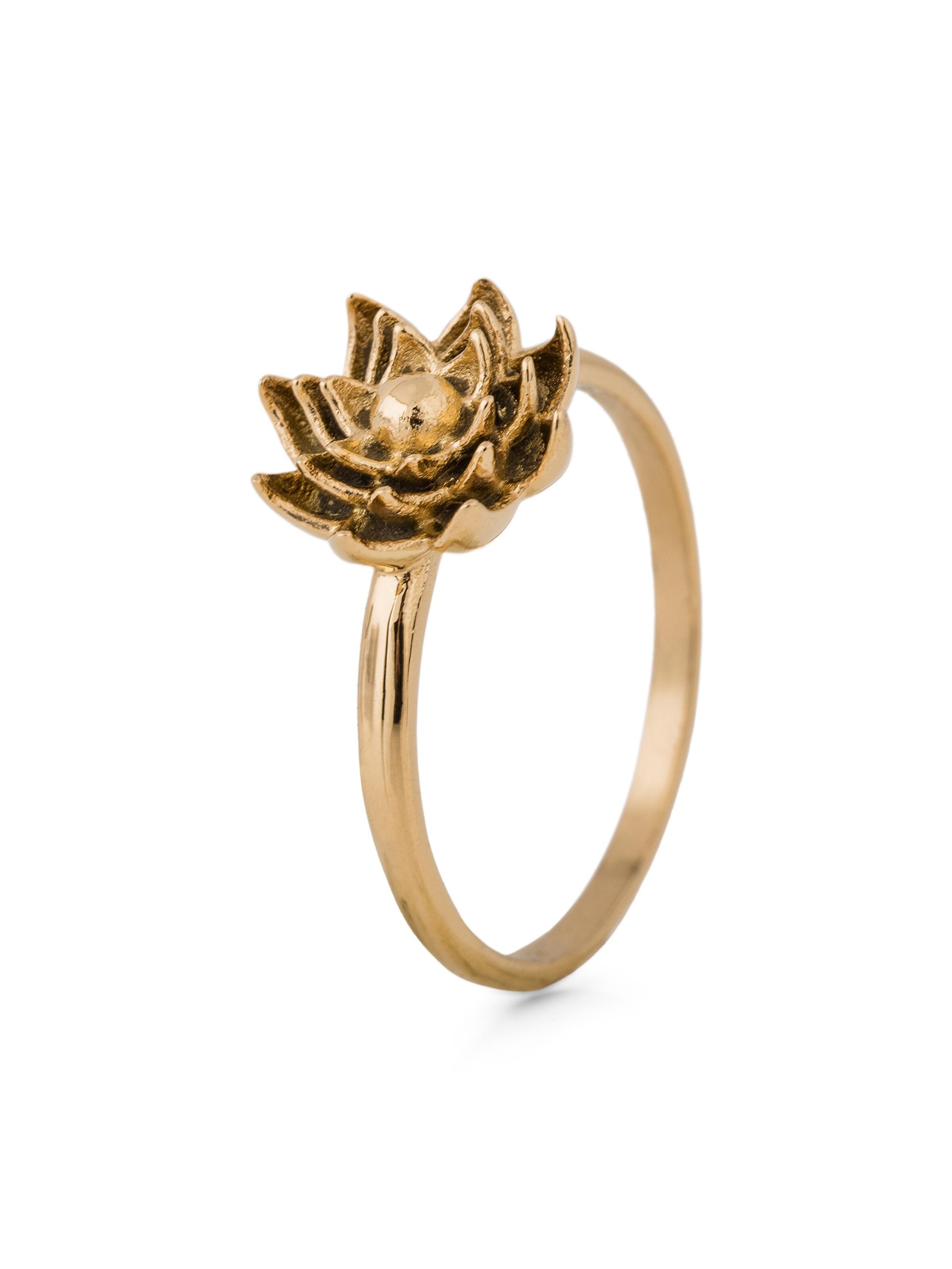 Akitsune Ring 'Lotus' in Gold