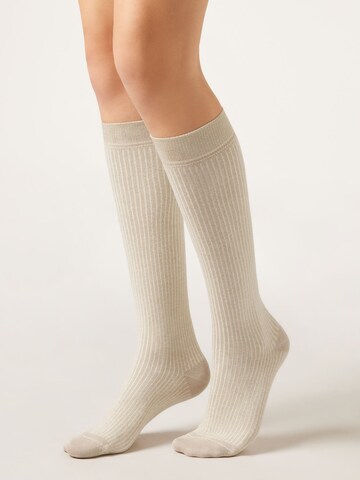 CALZEDONIA Socken in Beige: Vorderseite