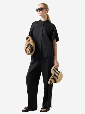 BOGNER Loosefit Hose 'Candy' in Schwarz: Vorderseite