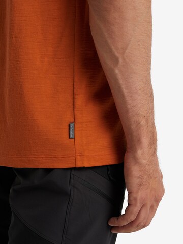 ICEBREAKER - Camisa funcionais 'M Tech Lite II' em laranja