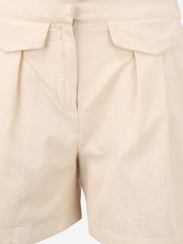 Regular Pantalon à pince 'Cecilie' Selected Femme Petite en beige