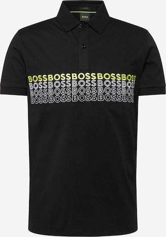 T-Shirt 'Pavel' BOSS Green en noir : devant