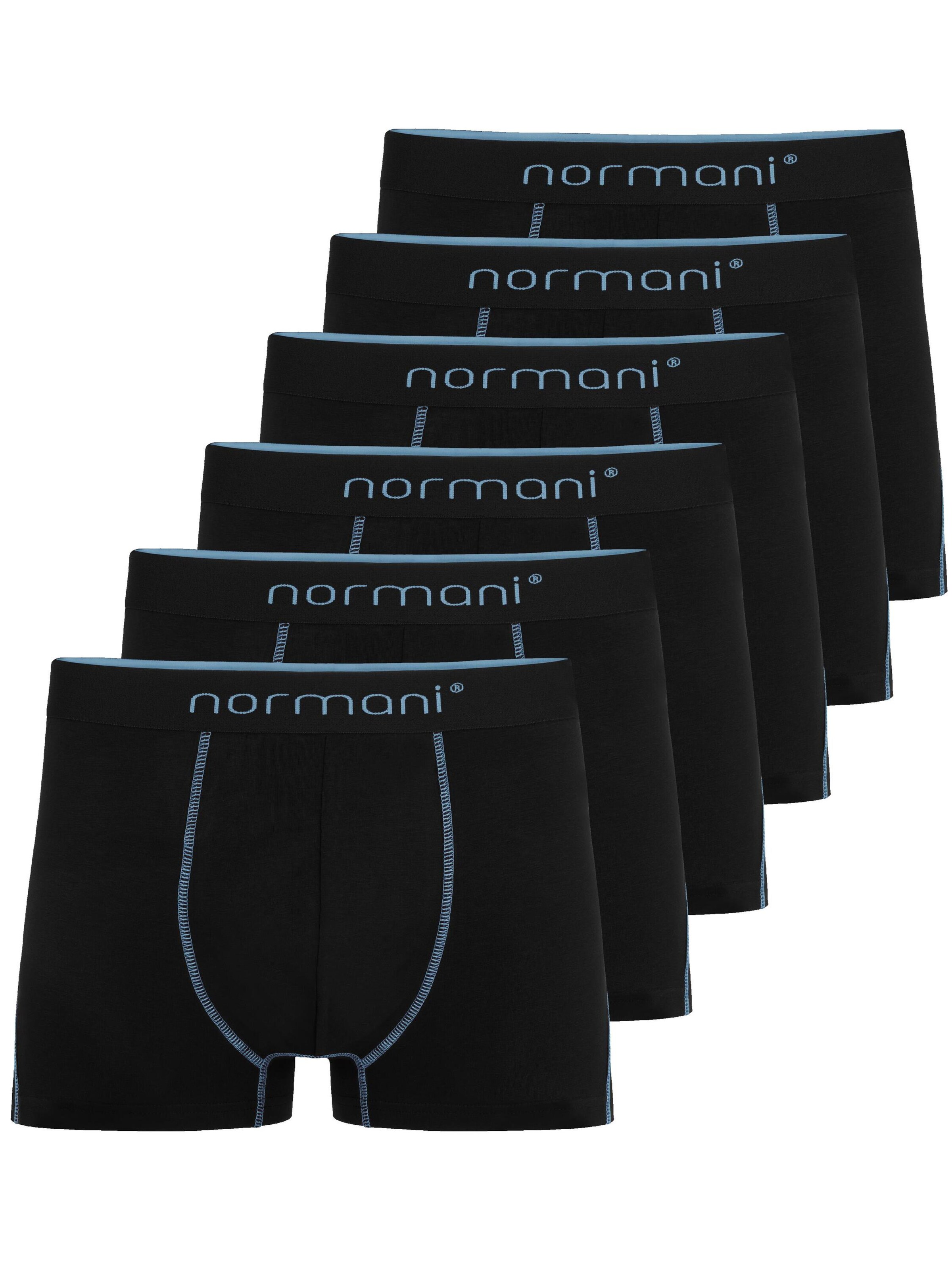Boxers normani en noir : devant