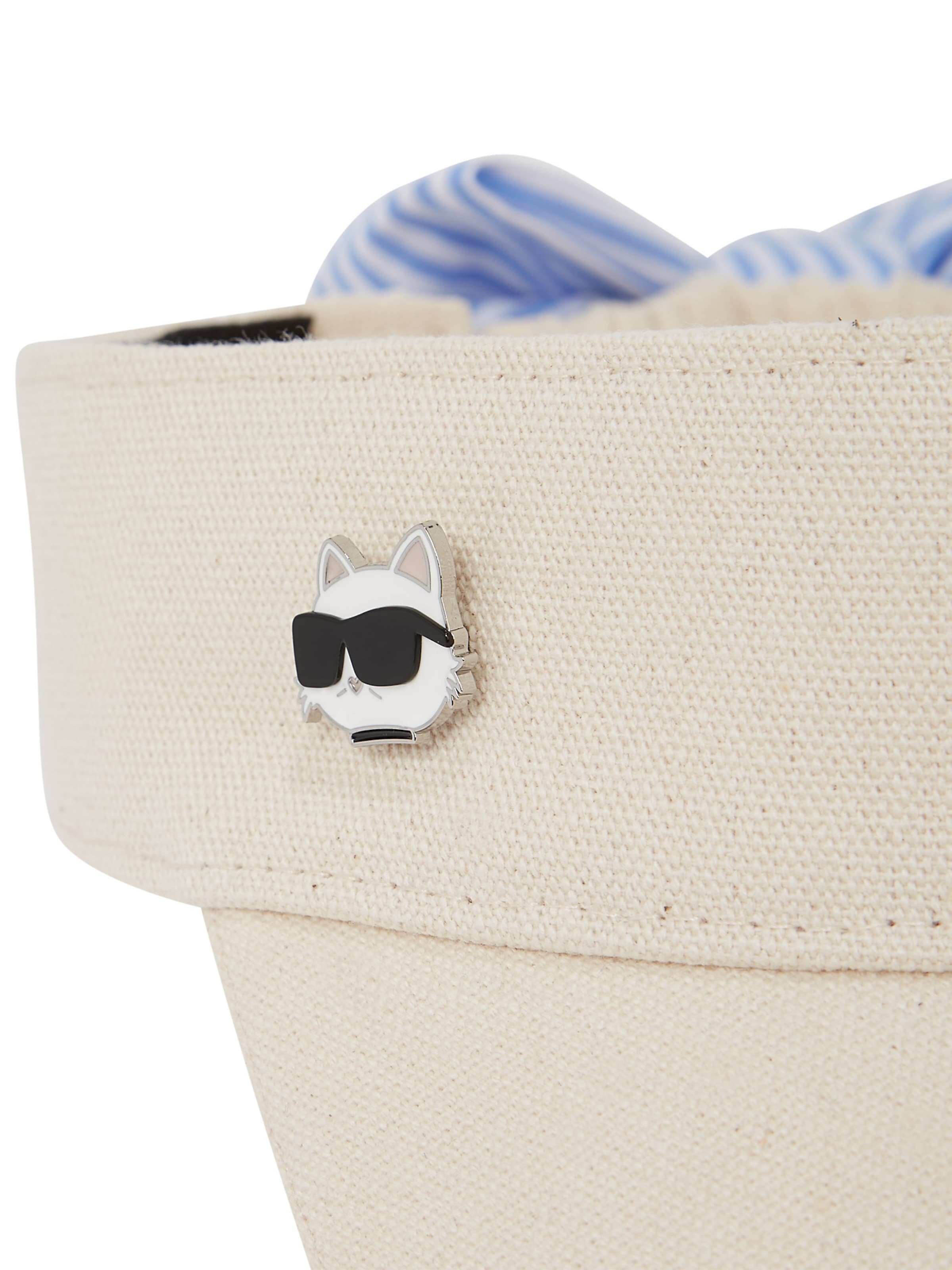 Karl Lagerfeld Шапка с козирка в бежово