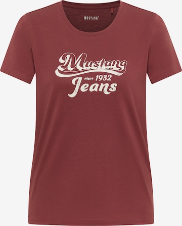 MUSTANG Shirt 'Alma' in Red: front