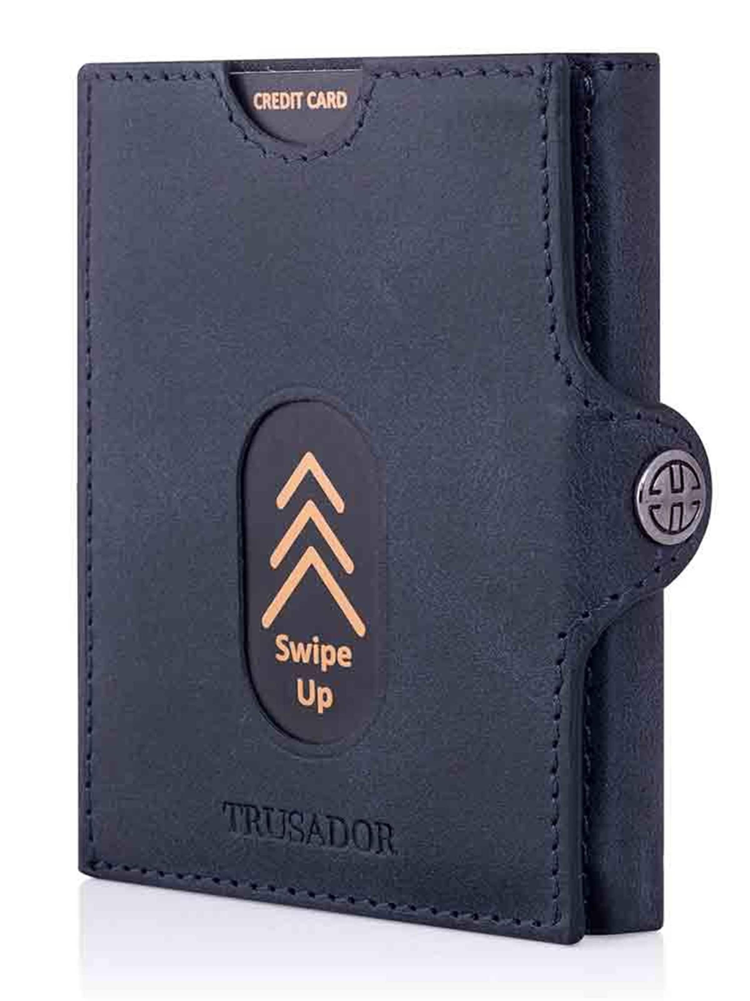 Trusador Wallet 'Valencia' in Blue: front