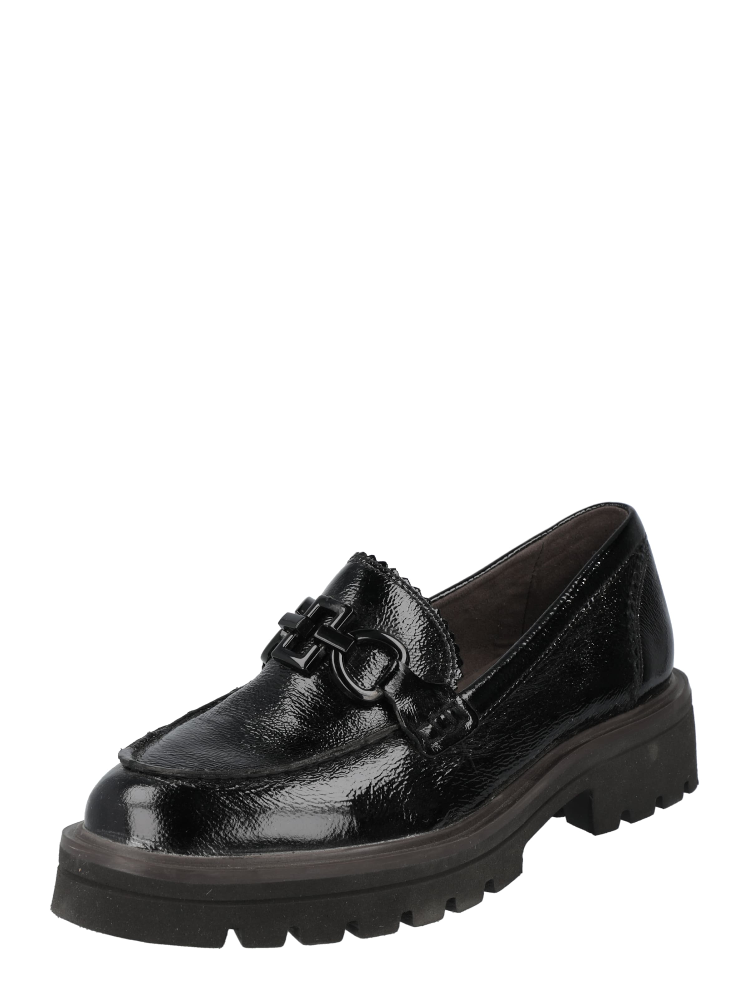 CAPRICE Slipper in Schwarz: Vorderseite